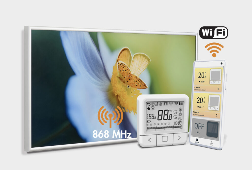 Infrapanely WIST NG ovládanie